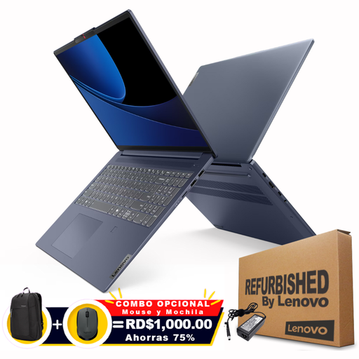 [83FW0001USRFF] ❞𝐑𝐞𝐟𝐮𝐫𝐛𝐢𝐬𝐡𝐞𝐝❞ Lenovo Slim 5 16IRU9 16" WUXGA FHD Touch IPS Core™ 7 150U 1TB SSD 16GB W11 BLUE Bcklt