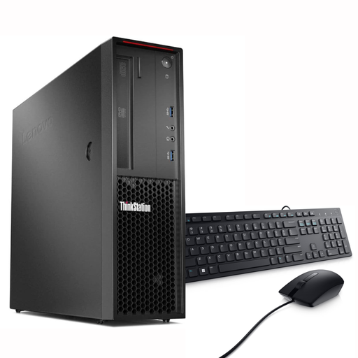 [726449663292RFF] ❞𝐑𝐞𝐟𝐮𝐫𝐛𝐢𝐬𝐡𝐞𝐝❞ Lenovo ThinkStation P320 SFF Core™ i7-6700 512GB SSD 32GB WIN10 Pro Keyboard Mouse BLACK