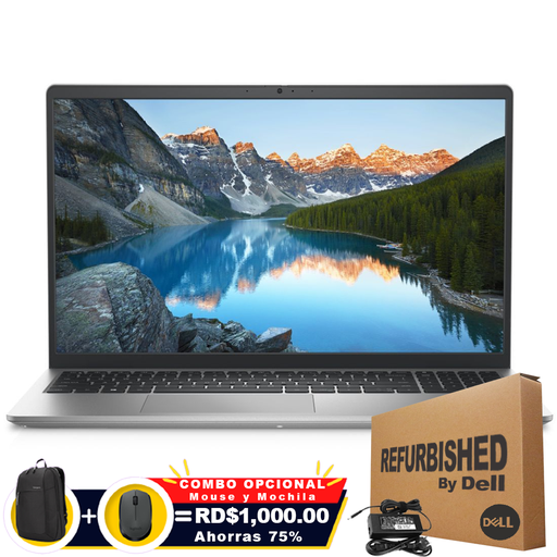 [INS0166158RFF] ❞𝐑𝐞𝐟𝐮𝐫𝐛𝐢𝐬𝐡𝐞𝐝❞ Dell Inspiron 3525 15.6" FHD 120Hz Ryzen™ 5 5500U 256GB SSD 8GB W11 Pro SILVER