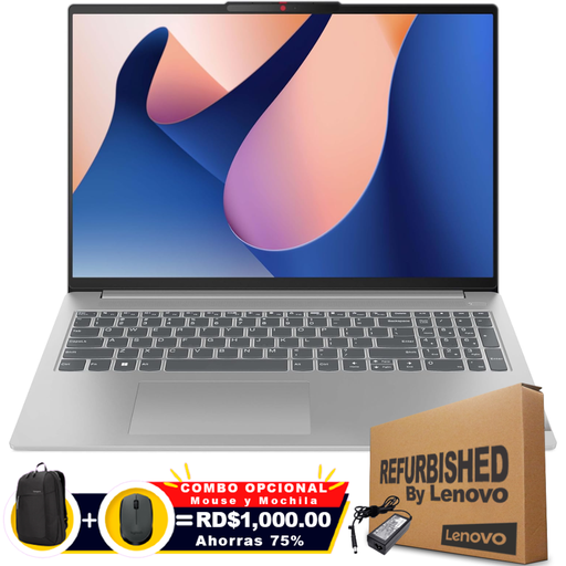 [82XF002DUSRFF] ❞𝐑𝐞𝐟𝐮𝐫𝐛𝐢𝐬𝐡𝐞𝐝❞ Lenovo SLIM 5 16IRL8 16" FHD Core™ i7-1355U 512GB SSD 16GB W11 GRAY Bcklt