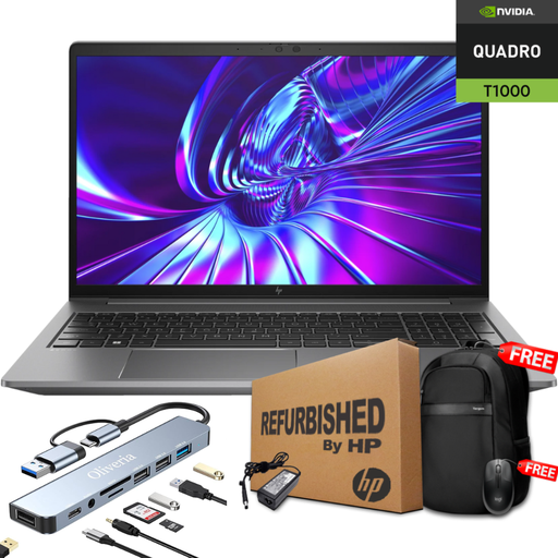 [2Y7X0UCIRFF] HP ZBook Power G7 15.6" FHD Core™ i7-10850H 512GB SSD 16GB W11-Pro NVIDIA® Quadro T1000 4GB GRAY Bcklt