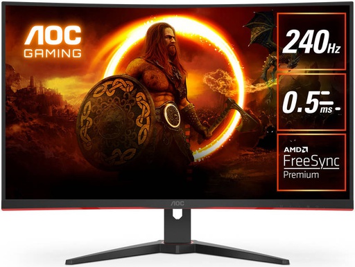 [C32G2ZE] AOC C32G2ZE 32" Curved Gaming Monitor FHD VA 0.5ms 240Hz AMD FreeSync Premium