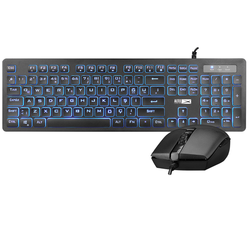 [6970939959950] ALGC8264 Gaming Keyboard + Mouse combo membrane RGB - ENGLISH - BLACK