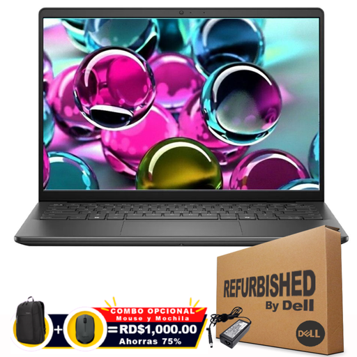 [I54405463BLKPUSRFF] ❞𝐑𝐞𝐟𝐮𝐫𝐛𝐢𝐬𝐡𝐞𝐝❞ Dell Inspiron 5440-5463BLK 14" FHD Core™ i5-1334U 512GB SSD 8GB W11 BLACK Bcklt