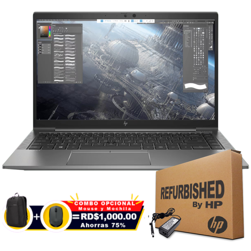 [1Z9X9USRFF] ❞𝐑𝐞𝐟𝐮𝐫𝐛𝐢𝐬𝐡𝐞𝐝❞ HP ZBook Firefly 14 G7 14" FHD Touch Core™ i5-10310U 256GB SSD 16GB W11 Pro DARK GRAY Bcklt