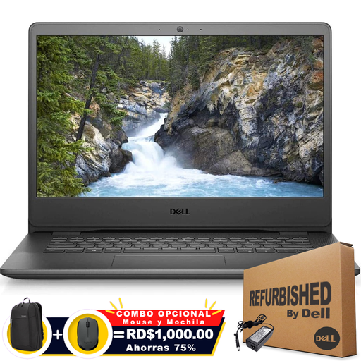 [VOS0151797RFF] ❞𝐑𝐞𝐟𝐮𝐫𝐛𝐢𝐬𝐡𝐞𝐝❞ Dell Vostro 14 3400 14" Core™ i3-1115G4 1.7Ghz - 4.1Ghz 256GB SSD 4GB W11 BLACK