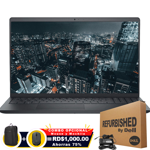 [I3535A711SLVPUSRFF] ❞𝐑𝐞𝐟𝐮𝐫𝐛𝐢𝐬𝐡𝐞𝐝❞ Dell Inspiron 3535-A711SLV 15.6" FHD Touch Ryzen™ 7 7730U 512GB SSD 16GB W11 Black