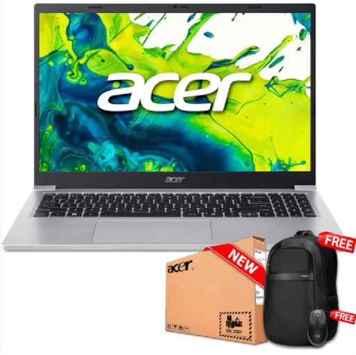 [NXDE1AA001] Acer Aspire Lite AL15-36P 15.6" FHD Intel® N150 128GB SSD 4GB W11 S SILVER