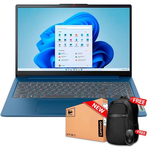 [82XB00BMUS] Lenovo SLIM 3 15IAN8 15.6" FHD Core™ i3-N305 256GB SSD 8GB W11 BLUE