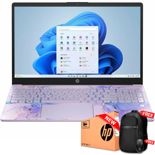 [HP15FD0123] HP 15-FD0123DS 15.6" Touch Intel Processor N100 128GB SSD 4GB W11 S WINTER LAVENDER Bcklt