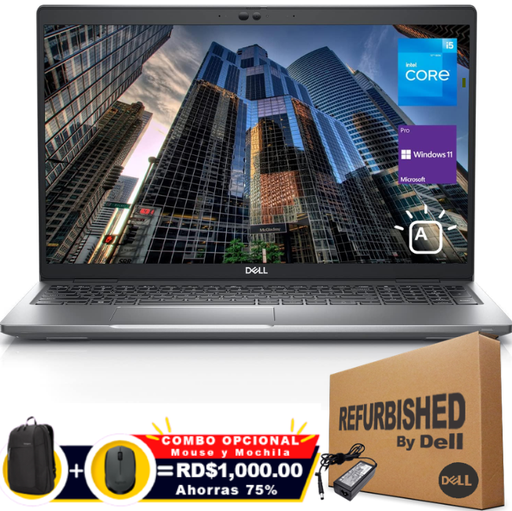 [DLT5530I525632RFF] ❞𝐑𝐞𝐟𝐮𝐫𝐛𝐢𝐬𝐡𝐞𝐝❞ Dell Latitude 5530 15.6" FHD Core™ i5-1245U 256GB SSD 32GB W11 Pro