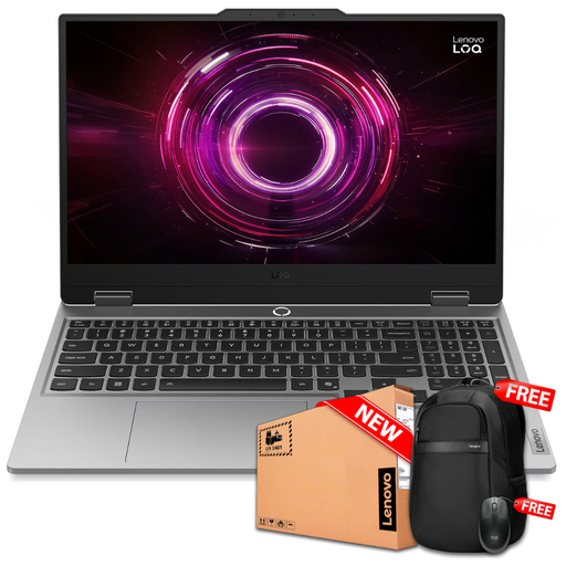 [83JG007PUS] Lenovo LOQ 15AHP10 15.6" FHD 144Hz IPS Ryzen™ 7 250 512GB SSD 16GB W11 NVIDIA® RTX 5060 8GB LUNA GREY Bcklt