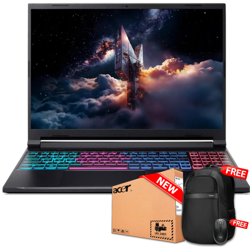[NHU10AA001] Acer NITRO V 16 ANV16S-41-R2DX 16" QHD 180Hz Ryzen™ 7 260 1TB SSD 16GB W11 RTX 5070 8GB BLACK Bcklt