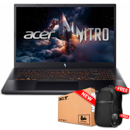 [NHU1NAA001] Acer Nitro V 15 ANV15-52-98KV 15.6" FHD 165Hz IPS Core™ i9-13900H 1TB SSD 16GB W11 RTX 5060 8GB BLACK Bcklt