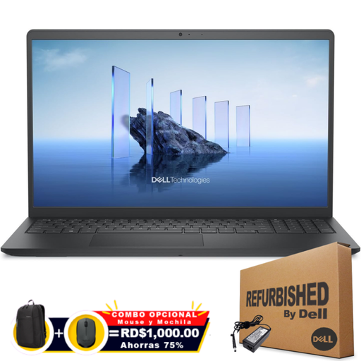 [LDC15255A261RFF] Dell Inspiron 15 DC15255 15.6" FHD Touch Ryzen™ 5 7530U 1TB SSD 8GB W11 Black