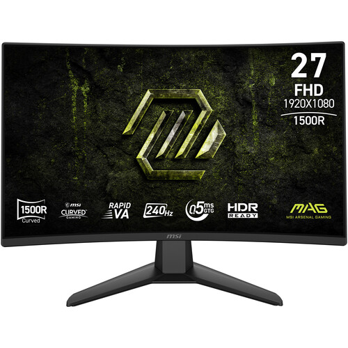 [MSIMAG274CFX2] MSI MAG 274CF-X24 27" Curvo FHD HDR 240HZ, 1x DP 1.4, 2x HDMI 2.0B  BLACK